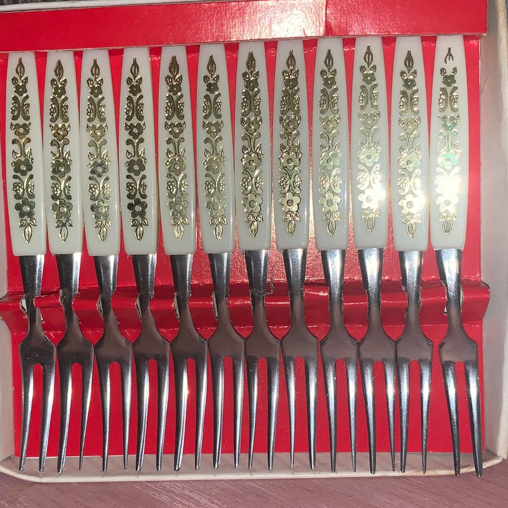 Little Fork Vintage Stainless Steel 12 Piece Set